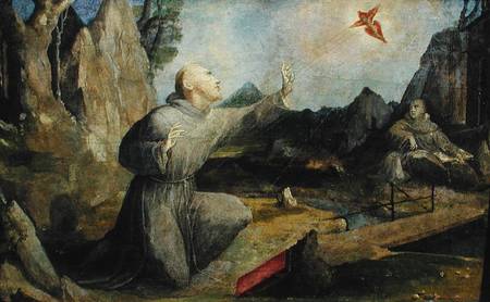 St. Francis of Assisi Receiving the Stigmata from Domenico Beccafumi