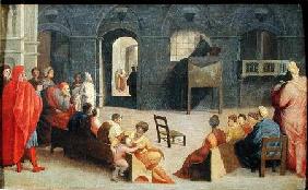 St Bernardino of Siena Preaching