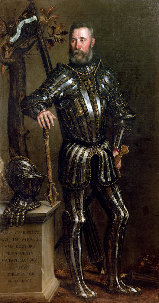 Portrait of Pase Guarienti (1500-c.63), Venetian knight and noble from Domenico Brusasorci