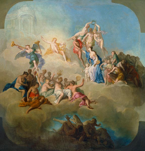 The Triumph of the Arts from Domenico Corvi
