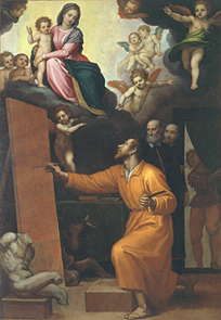 Der Hl. Lukas malt die Madonna from Domenico Cresti Passignano