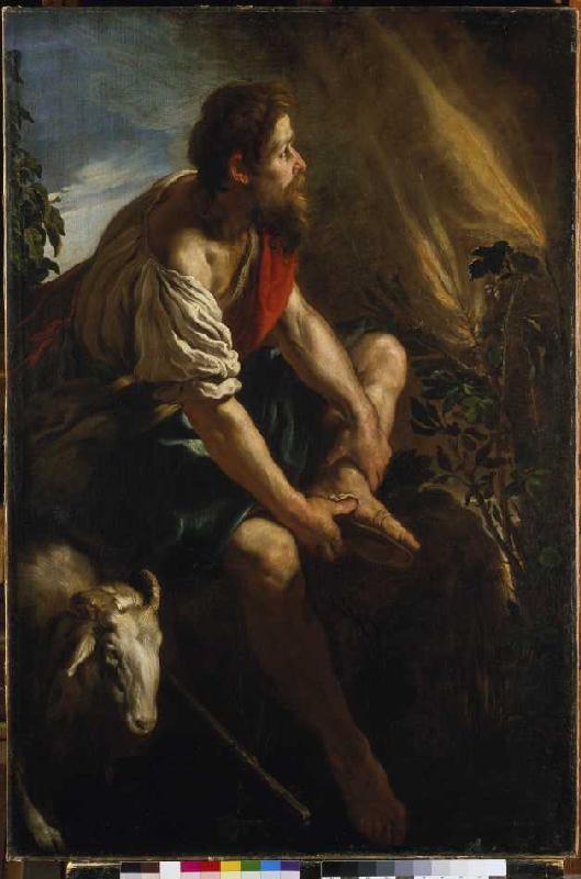 Moses in front of the Burning Thornbush from Domenico Fetti