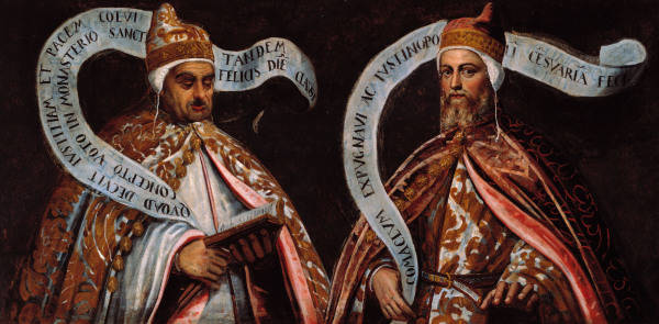 D.Tintoretto / Orso II and Pietro II from Domenico Tintoretto