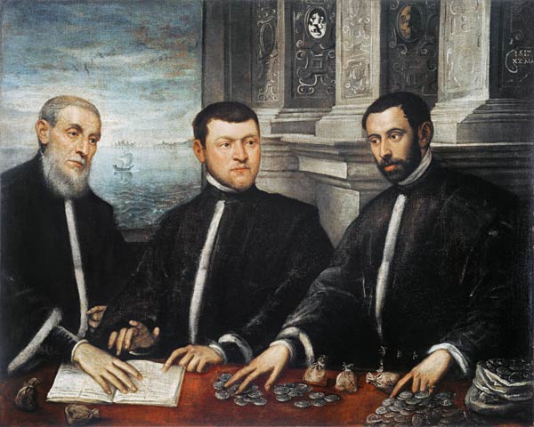 D.Tintoretto / Mint Inspectors / Ptg. from Domenico Tintoretto