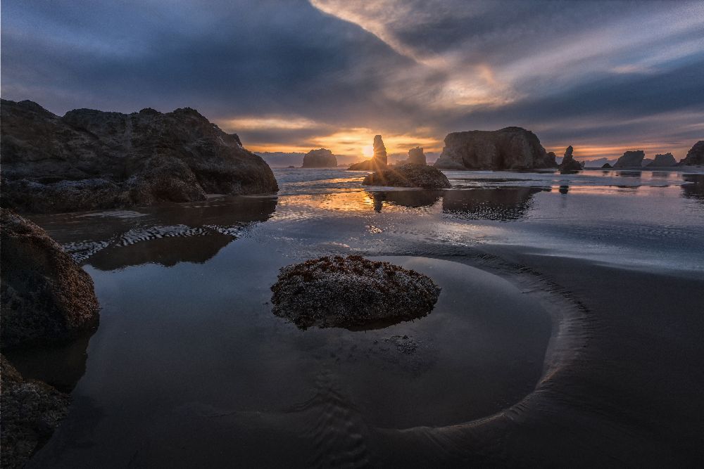 bandon sunset from Donald Luo