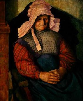 Mrs Box, 1919 (oil on canvas)