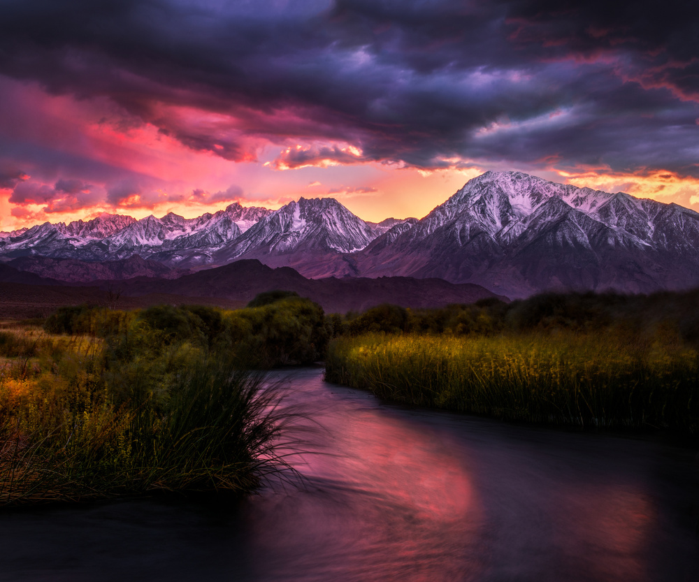 Owens River Alpenglow from Doug Solis