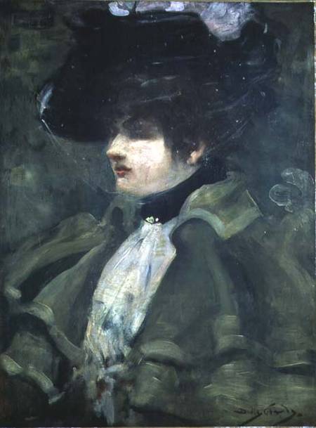Portrait of Sarah Bernhardt (1844-1923) from Dudley Hardy
