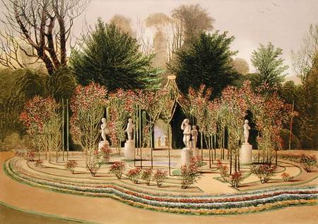 The Rose Garden at Nuneham Courtney, Near Oxford from E. Adveno Brooke