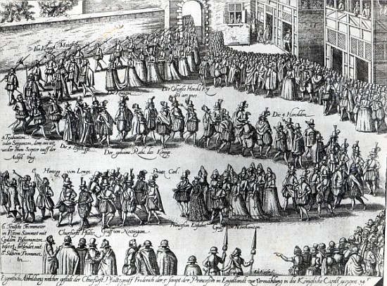 Elizabethan Procession from Eberhard Kieser
