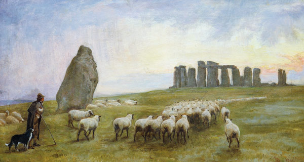 Returning Home, Stonehenge, Wiltshire from Edgar Barclay