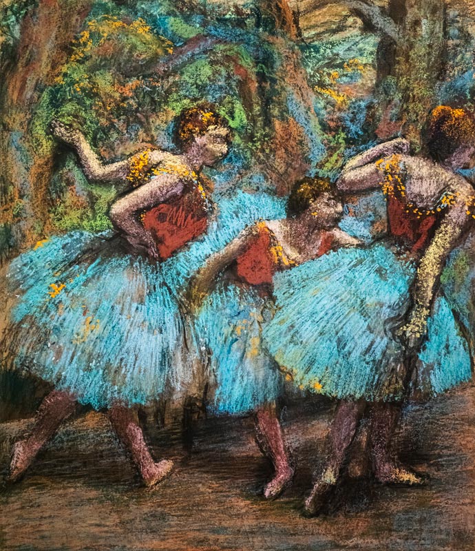 Three Dancers (Trois danseuses) from Edgar Degas