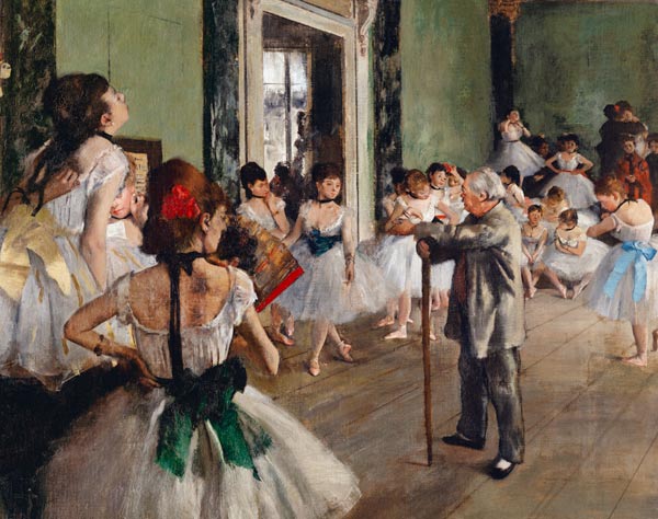 E.Degas, La classe de danse /1873-76/Det from Edgar Degas