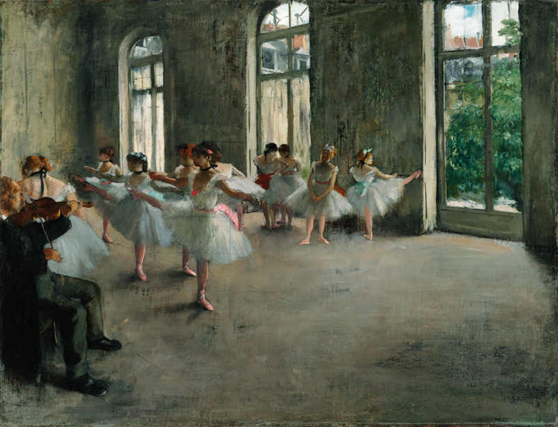The Rehearsal from Edgar Degas