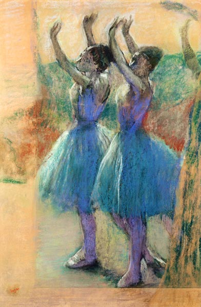 Two dancers from Edgar Degas