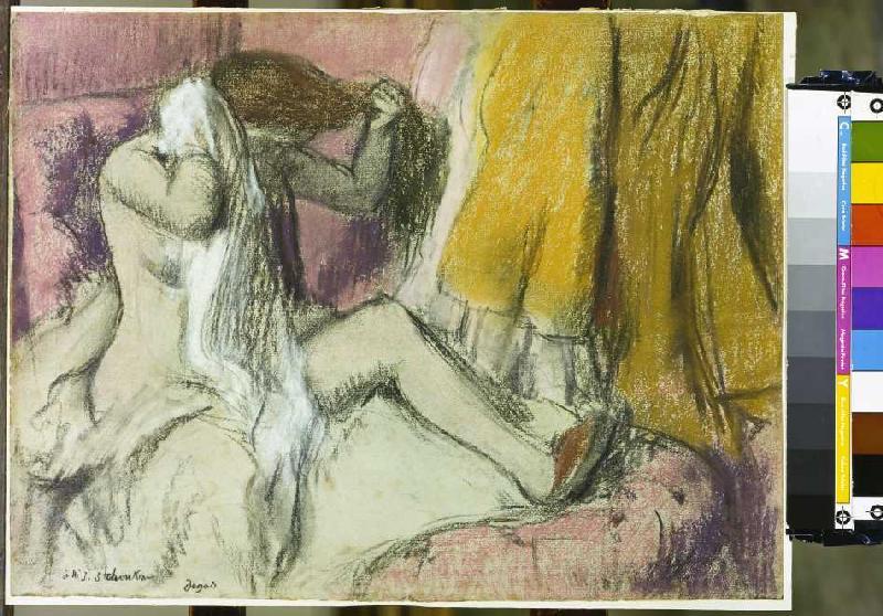 After the bath from Edgar Degas