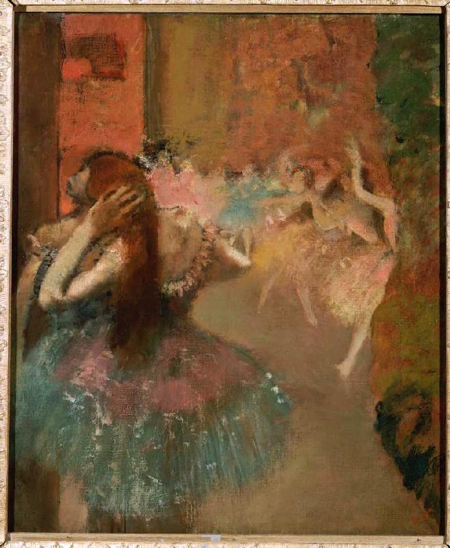 Ballet scene from Edgar Degas