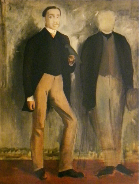 Deux hommes en pied from Edgar Degas