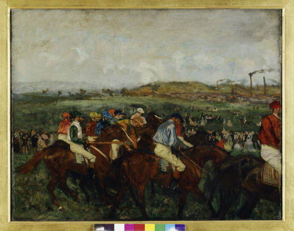 Degas / Gentlemen Race / 1862-1882 from Edgar Degas