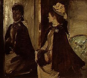 Madam Jeantaud in front of the mirror from Edgar Degas