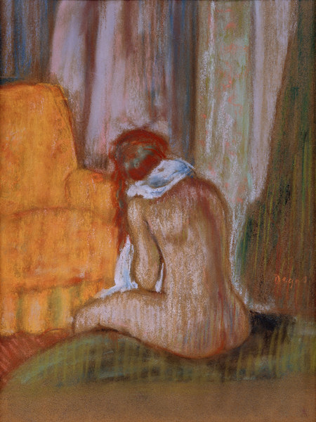 Nu assis de dos from Edgar Degas