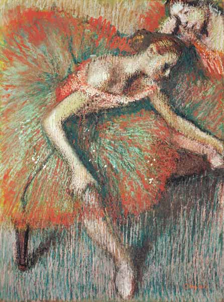 Sedentary dancer from Edgar Degas