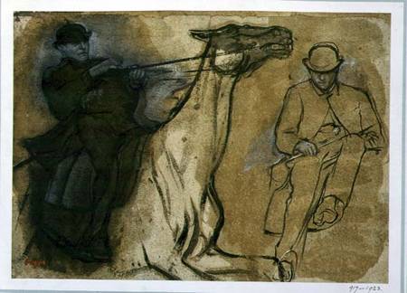 Portrait of Deigo Martelli Drawing by Edgar Degas - Fine Art America