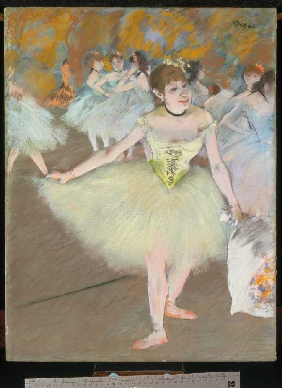 Dancers on the stage from Edgar Degas