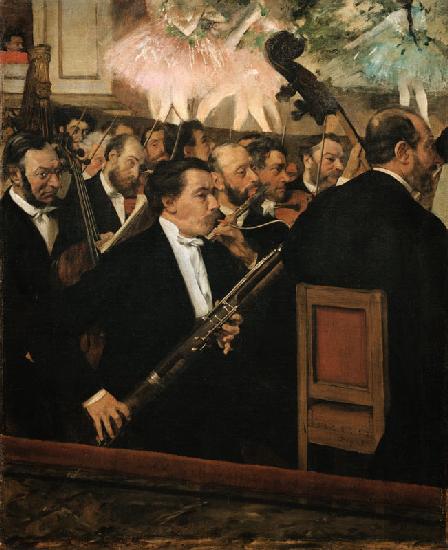 The orchestra of the opera