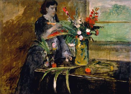 Portrait of Estelle Musson Degas