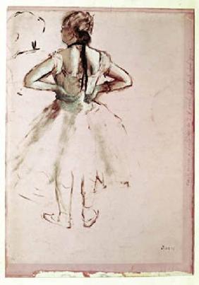 Dancer viewed from the back