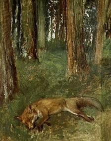 Dead fox. from Edgar Degas