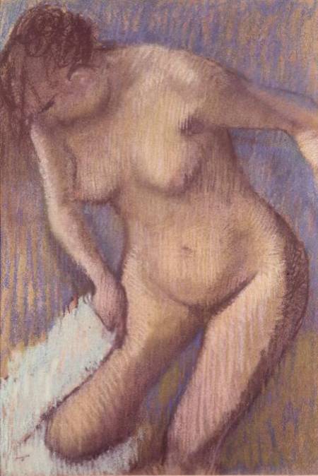 Woman Drying Herself from Edgar Degas