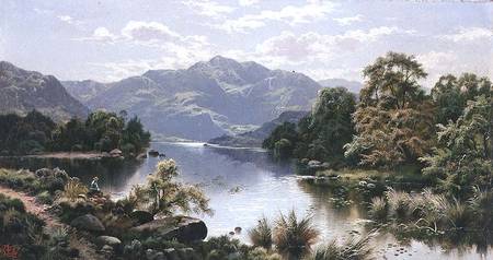 A Lake Scene in North Wales from Edgar Longstaffe