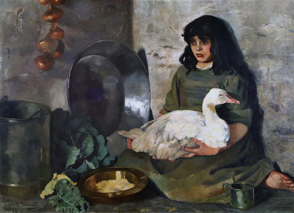 The Goose Girl, 1888 from Edith Oenone Anna Somerville