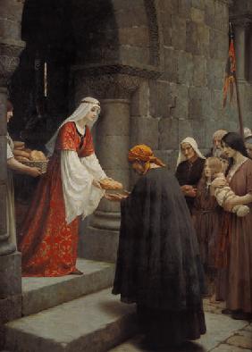 St. Elisabeth of Hungary boards the poor