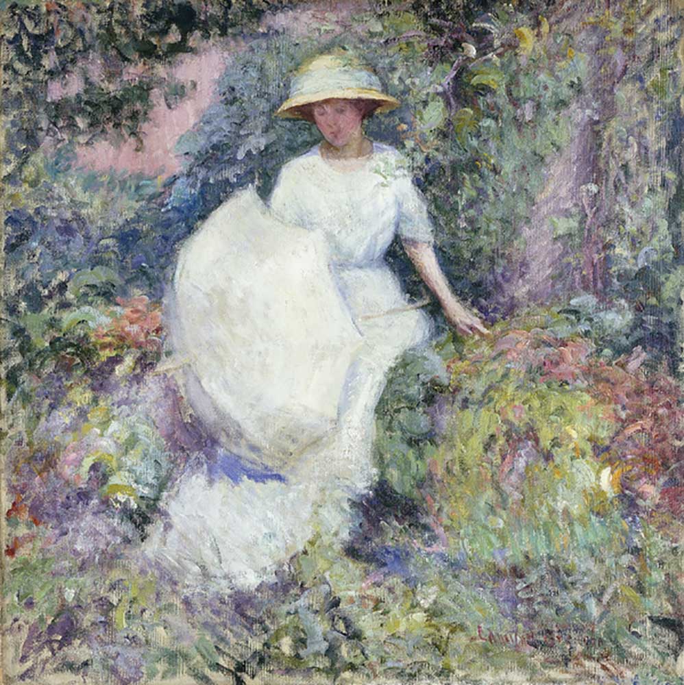 Girl with Parasol from Edmund William Greacen