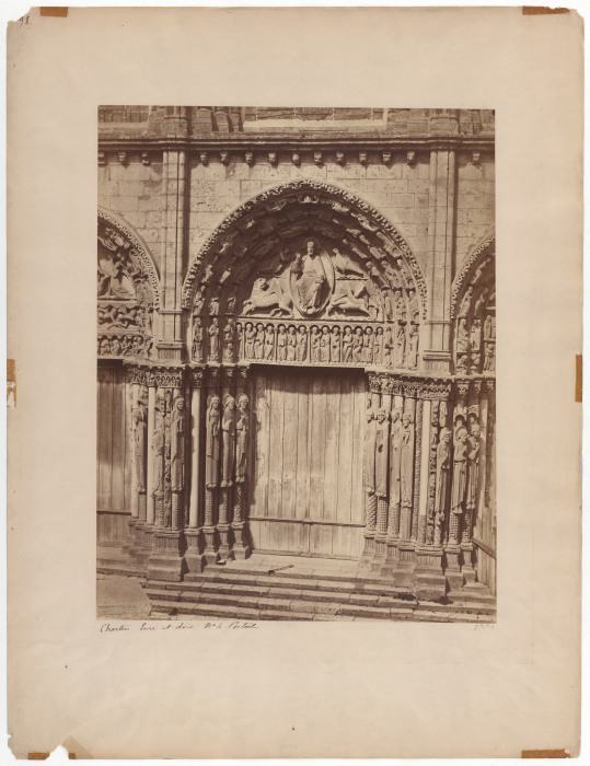 Chartres: Royal portal of the cathedral from Édouard Baldus
