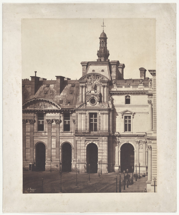 Paris: The Pavillon de Rohan of the Louvre from Édouard Baldus
