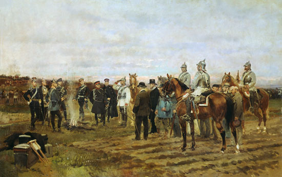 The Hostages: Souvenir of the 1870-71 Campaign from Edouard Detaille