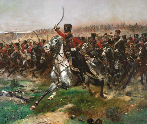 Vive L'Empereur (Charge of the 4th Hussars at the battle of Friedland, 14 June 1807) from Edouard Detaille