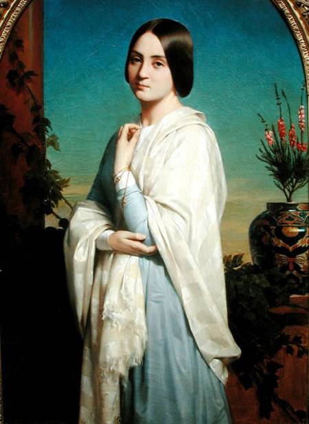 Madame Edouard Dubufe (1822-55) from Edouard Louis Dubufe