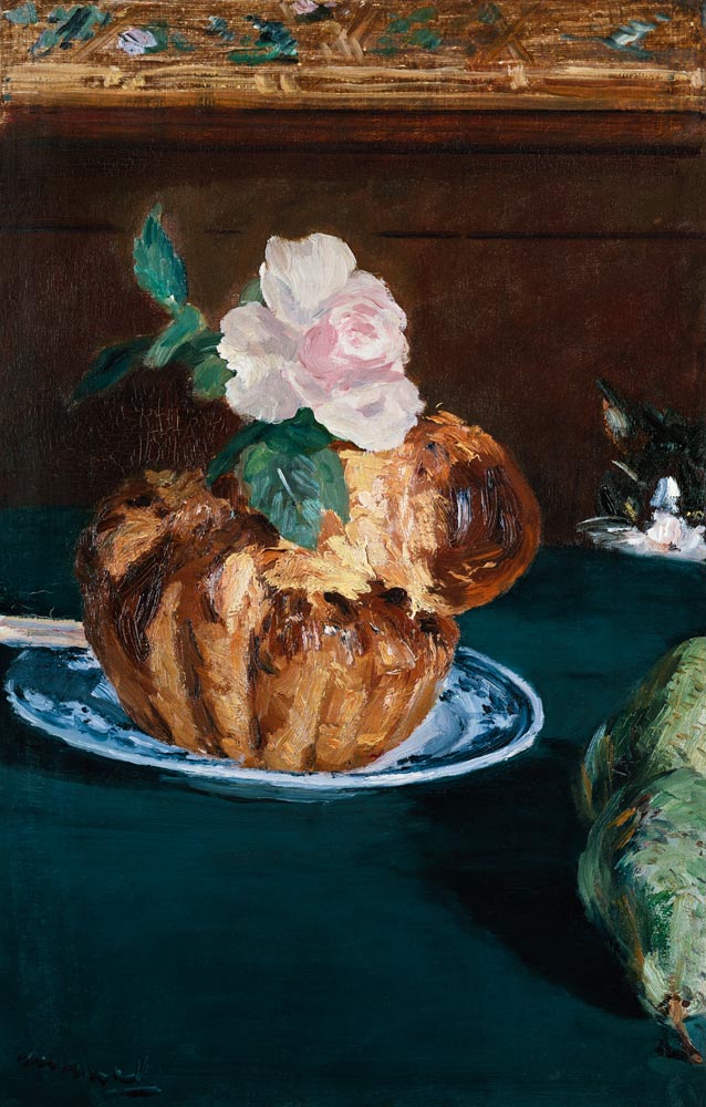 Quiet life with Brioche from Edouard Manet