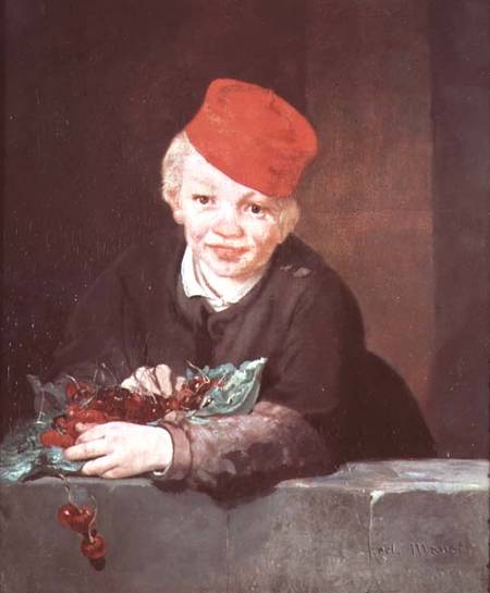 The Boy with the Cherries from Edouard Manet