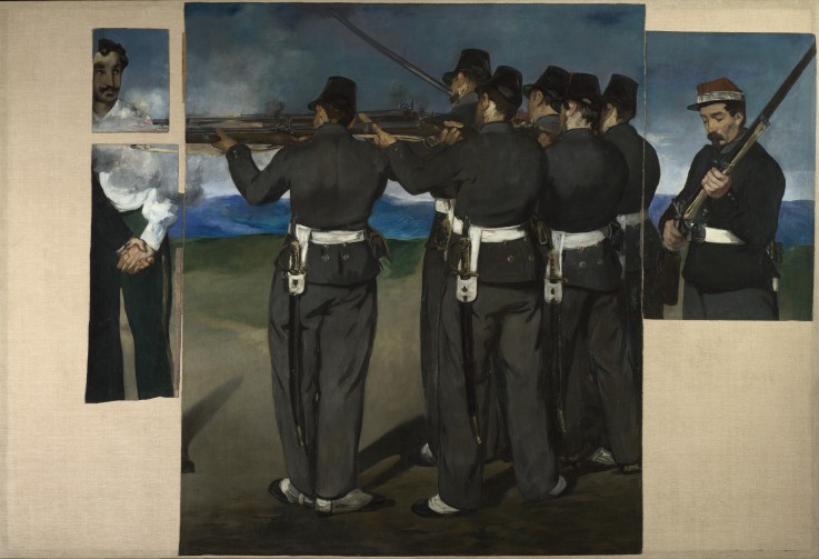 The Execution of Maximilian of Mexico from Edouard Manet