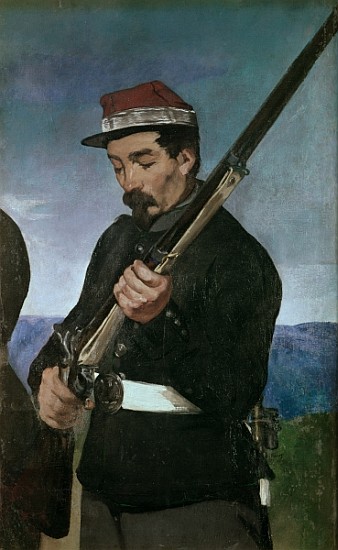 Non Commissoned Officer holding his Rifle from Edouard Manet