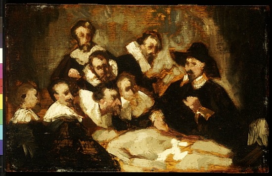 The Anatomy Lesson, after Rembrandt, c.1856 from Edouard Manet