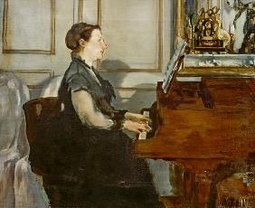 Madame Manet at the Piano