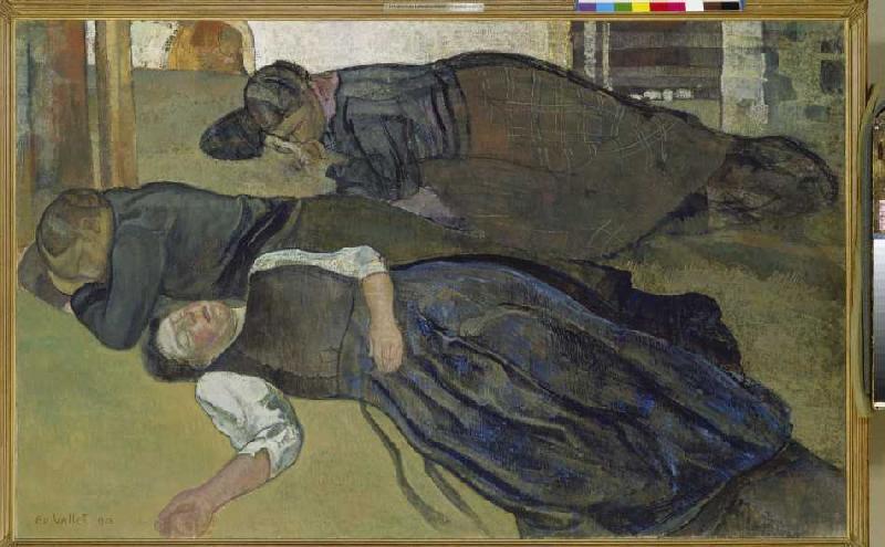 Sleeping women from Edouard Vallet