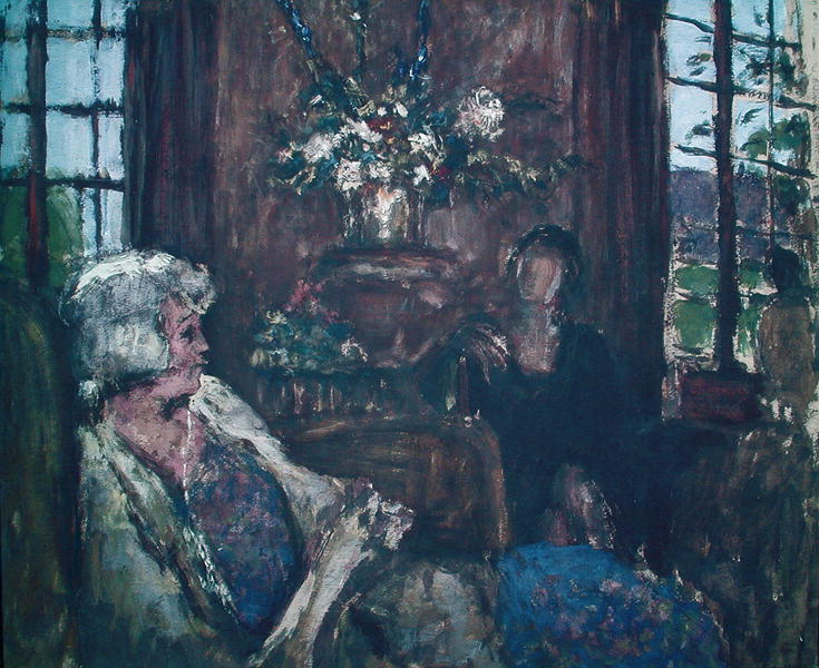 Interior (gouache) from Edouard Vuillard